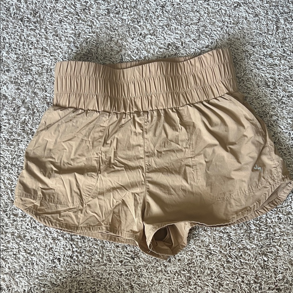 JoyLab Women's Athletic Shorts in Tan